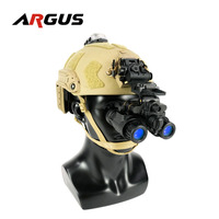 Lunettes de vision nocturne ARGUS PVS31 à quatre yeux Gen2+/Gen3 1200+ FOM, étanches, portée 400m, kit de sécurité