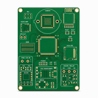 Carte mère d'interphone vidéo, carte PCB nue multicouche FR4 avec finition de surface ENIG, fabricant de prototypes de circuits imprimés sur mesure