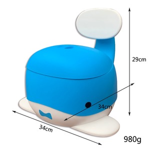 Silla de entrenamiento plegable para bebés, inodoro portátil, diseño cómodo, andador educativo, orinal - Product Image 3