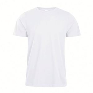 100% Cotton Advertising Blank T-Shirts for Men Custom Logo Printing <b>Plain</b> <b>Tees</b> for Casual Promotional <b>White</b> Cotton T Shirt - Product Image 6