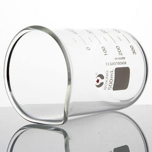 Factory Direct Hochwertige 100ml 250ml 500ml 1000ml 1500ml 2000ml einfaches Boro silikat glas Verdicken Sie den Becher - Product Image 2