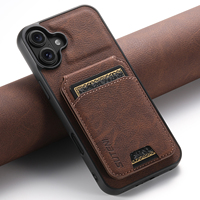 Étui de téléphone SUTENI pour iPhone 18 Pro Max avec support et porte-cartes, texture givrée effet litchi, en similicuir de luxe, compatible 17 16 Plus 15 14 13 12