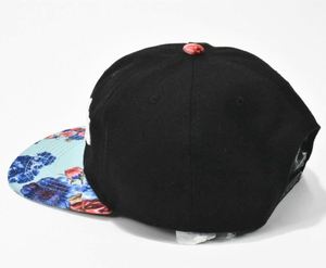 Casquette Hiphop Vintage à 6 Panneaux avec Broderie 3D Personnalisée, Visière Imprimée OEM, Réglable, Bicolore, Snapback - Product Image 4