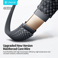 Cable de Datos PD al por Mayor, 2M 240W PD 3.1 USB C a C, Carcasa de Aluminio, Cable Trenzado, 480Mbps, E-Marker, Cargador Rápido CB-43