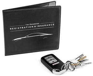 Estuche para documentos de coche de <span class=keywords><strong>PVC</strong></span> de alta calidad 5 \ "X 4,5 \" Regalo promocional Premium para almacenar productos de archivo - Product Image 3