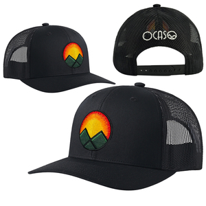 Gorra Trucker de Malla con Parche de Cuero y Logotipo Personalizado, Estilo Vintage, Snapback, Hip Hop, para Pesca y Deportes al Aire Libre, Venta al por Mayor - Product Image 1