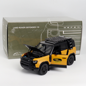 Casi Real <span class=keywords><strong>1</strong></span>/<span class=keywords><strong>18</strong></span> <span class=keywords><strong>Land</strong></span> <span class=keywords><strong>Rover</strong></span> 110 90 <span class=keywords><strong>Defender</strong></span> Trophy simulación aleación Diecast coche modelo de juguete - Product Image 1