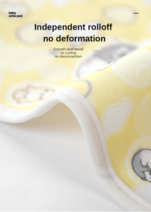 Couverture en velours de diamant douce, respirante et lavable pour bébé, enfants, <span class=keywords><strong>matelas</strong></span> imperméable réutilisable, literie, couches, tapis <span class=keywords><strong>à</strong></span> <span class=keywords><strong>langer</strong></span> pour nourrissons - Product Image 2