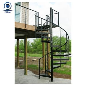 Escalera <span class=keywords><strong>de</strong></span> Caracol <span class=keywords><strong>de</strong></span> barandilla <span class=keywords><strong>de</strong></span> <span class=keywords><strong>hierro</strong></span> fundido <span class=keywords><strong>de</strong></span> seguridad moderna Prima <span class=keywords><strong>para</strong></span> exteriores, escalera <span class=keywords><strong>de</strong></span> luz <span class=keywords><strong>de</strong></span> estabilidad personalizada a la moda, <span class=keywords><strong>escaleras</strong></span> <span class=keywords><strong>de</strong></span> <span class=keywords><strong>madera</strong></span> <span class=keywords><strong>para</strong></span> Villa - Product Image 1