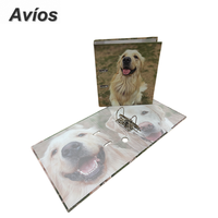Organizador de Documentos Ecológico de Cartón Duro con Anillas, Carpeta Archivadora de 2 Anillas, Formato A4, 3 Pulgadas, Material de Oficina