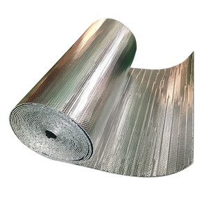 רדיד אלומיניום כפול מתכת מעור מחמד תרמית למינציה בועת נייר בידוד עבור שקיות דואר לשימוש במחסן - Product Image 5