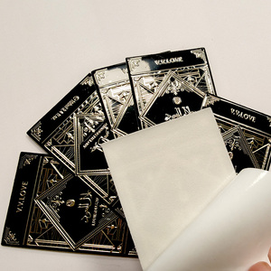 Étiquettes personnalisées en relief Art Déco pour l'emballage de parfums du Moyen-Orient, autocollants en feuille métallique OEM - Product Image 2