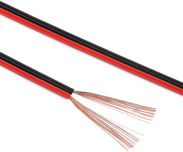 HiFi Audio & Video Speaker Cable Jinjin SP-001 Stereo Banana Plug Non-Shielded Black & Red 14 12 16 18 AWG PVC Jacket