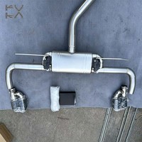Système d'échappement Catback en acier inoxydable poli miroir pour BMW Série 2 F45 F23 F22 F87 F46 F44 220i 230i 235i