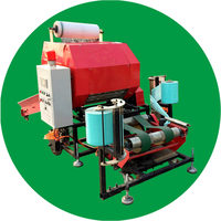Napier Herbe Arachide Maïs Foin Paille Tige Combinée Machine à Baler l'ensilage Hacheur d'ensilage Presse à balles et Machine d'emballage Automatique