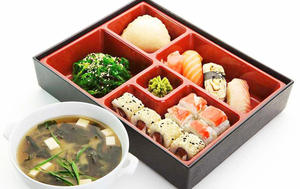 Japanese Bento <strong>Box</strong> 5 <strong>Compartment</strong> Japanese Food Container Bento Onigiri Sushi <strong>Box</strong> Japanese Bento <strong>Lunch</strong> <strong>Box</strong> Kitchen Accessories - Product Image 4