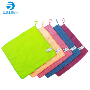 Khăn lau nhà bếp nhiều màu sắc, khăn treo, khăn lau quần áo, khăn lau nhà bếp nhanh khô, sợi microfiber, tùy chỉnh hình vuông, dành cho người lớn, trơn, thương hiệu WUJI - Product Image 6