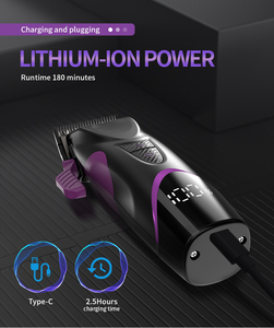 <span class=keywords><strong>Tondeuse</strong></span> à cheveux à moteur vectoriel avancé à grande vitesse, alimentée par batterie, type C, ensemble de <span class=keywords><strong>tondeuse</strong></span> à cheveux pour salon - Product Image 2