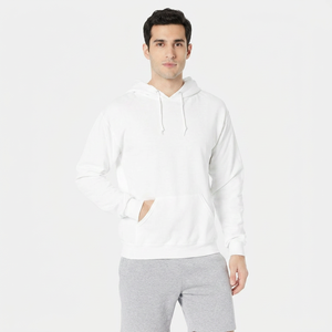 Sudadera con Capucha de Color Sólido, Tejido Holgado con Parches, OEM - Product Image 1
