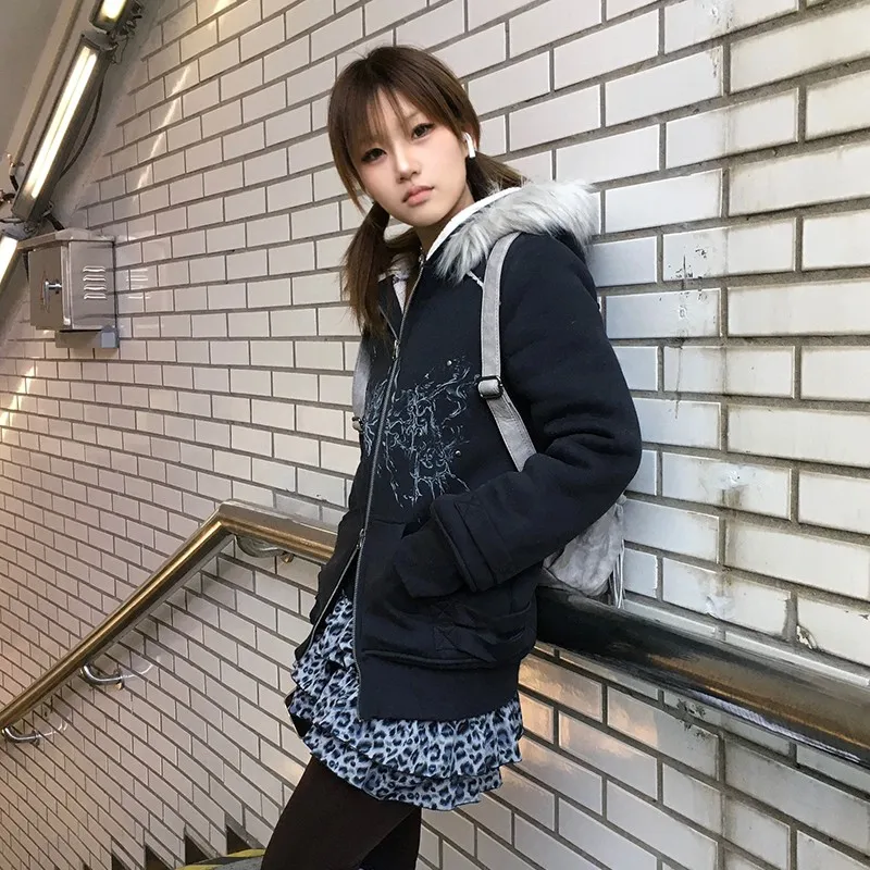 ジャケット・アウター archive grunge fur fake mouton coat y2k y2k fairy grunge fur fake mouton jacket - メルカリ