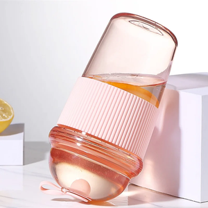 Gobelets à paille grande capacité 630 ml avec couvercle et ensemble de brosses de nettoyage – Tasses à thé au lait Boba, café, jus et boissons froides - Product Image 4