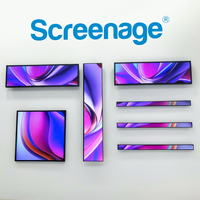 Растянутый ЖК-дисплей Screenage с сенсорным экраном и защитой IP65 для анимации и цифровой рекламы в розничных магазинах