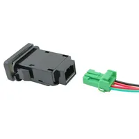 Interrupteur antibrouillard 12V sur OFF LED Spot Light Interrupteur à bouton-poussoir pour TOYOTA Hilux Prado Landcruiser HIACE IP68 Interrupteur automobile 3A