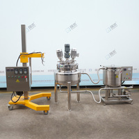 Machine de mélange chimique en acier de réservoir de mélange de dispersion d'émulsification 50L pour le liquide pour la production de shampooing de cosmétiques de crème de savon