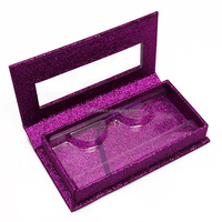 Boîtes d'emballage personnalisées pour vendeurs de cils, boîte d'emballage pour cils avec fenêtre, boîte magnétique