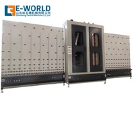 Eworld - Máquina de Lavado y Secado Vertical de Vidrio Aislante de Rendimiento Confiable, Limpiador de Vidrio Automático