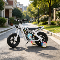 Moto cross électrique pour enfants certifiée CE, batterie lithium 24V, avec contrôle de vitesse réglable, pour le plaisir des enfants dans la cour.