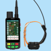 Collier GPS pour chiens avec batterie 18650 6400mAh + microphone à distance pour l'écoute et emplacement pour carte SIM et colonnes de choc remplaçables