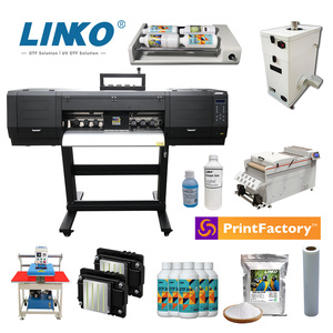 Linko 24-Inch A1 <span class=keywords><strong>Colour</strong></span> Máy In Phun Nhãn Máy In Với Dual I3200 Đầu In Cho Tự Động Sắc Tố Mực T-Shirt & Vải In Ấn - Product Image 1