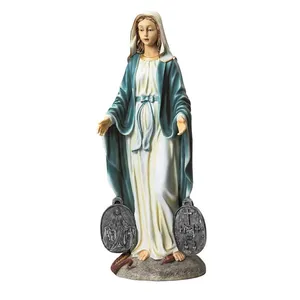 Eourpe-escultura de Estatua de la Virgen María, figurita religiosa para decoración del hogar, gran oferta