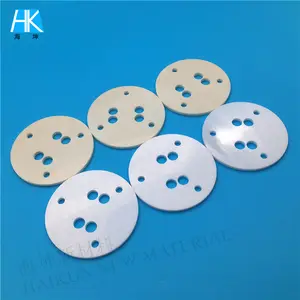 Factory Zirconia Alumina Ceramic Insulation Sheet With Holes Customized