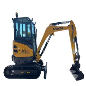 Nouvelle mini-excavatrice sur chenilles SHANTUI SE27SR de renommée, 2,8 tonnes, moteur Yanmar, boîte de vitesses contrôlée par PLC, pompe à moteur haute efficacité - Product Image 1