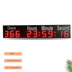 หน้าจอ <span class=keywords><strong>LED</strong></span> 6นิ้วตัวจับเวลานับถอยหลังไฟ <span class=keywords><strong>LED</strong></span> ดิจิตอลติดผนังคุณภาพสูง - Product Image 4