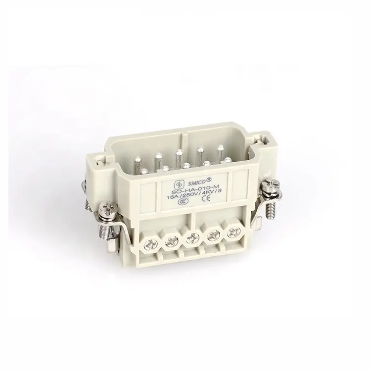 09200102812, 09200102612 10 pin Harting conector/conector eléctrico