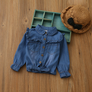 เสื้อเชิ้ตสีน้ำเงินแบบลำลองราคาถูก ดีไซน์ใหม่ปี 2017 ผลิตในจีน - Product Image 4