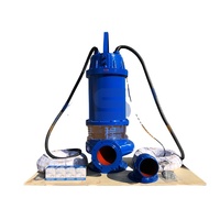 Pompe submersible de traitement des eaux usées de pompe d'eau sale avec le coupeur