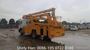 DONGFENG 26m Plataforma aérea Camión elevador de cubo de pluma plegable hidráulica Camión de gran altitud - Product Image 4