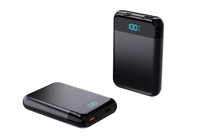 Nouvelle arrivée, batterie externe ultra-fine 10000mAh Li-Polymère, écran LED numérique, charge rapide, légère, portable, utilisation en extérieur