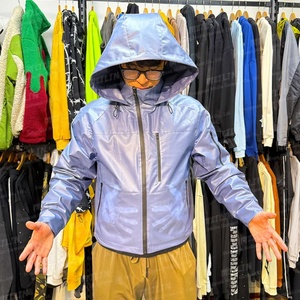 Custom Best Quality Waterproof Coat Outdoor Wear Fabric Heat Reactive <b>Jackets</b> <b>for</b> <b>Men</b> Windbreaker Heat Reactive <b>Jacket</b> - Product Image 4