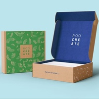 Boîtes d'emballage pliables écologiques et biodégradables pour vêtements d'avion, avec logo personnalisé imprimé, en papier recyclé, pour l'expédition de chaussettes