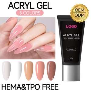 Gel Acrílico de Cristal Personalizado de Alta Venta, Capa Superior de Alto Brillo, Autonivelante, Transparente, Producto de Esmalte de Uñas en Gel UV - Product Image 1