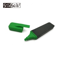 Marcadores Fluorescentes Clásicos Planos, Colores Fluorescentes, Punta Biselada, Alta Capacidad, Material Escolar y de Oficina para Tomar Notas
