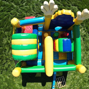 Château gonflable commercial géant en PVC de haute qualité avec toboggan, garantie de 3 ans, capacité de 300 à 500 kg - Product Image 4