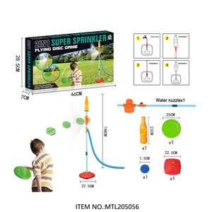 Sân ngoài trời tương tác thể thao đồ chơi 2 trong 1 phun nước ném đĩa bay đồ chơi ném đĩa bay trò chơi - Product Image 1