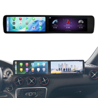 Pantalla Android Dual Qualcomm de 12.3 Pulgadas para Mercedes Benz Clase A W176, CLA, GLA 180, 200, 250, 300, A45 AMG, Actualización de Radio