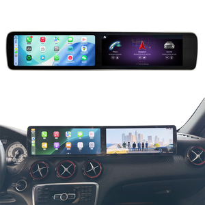 Écran Android double Qualcomm de 12,3 pouces pour <span class=keywords><strong>Mercedes</strong></span> Benz W176 Classe A <span class=keywords><strong>CLA</strong></span> GLA <span class=keywords><strong>180</strong></span> 200 250 300 A45 AMG, mise à niveau radio - Product Image 2